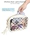 PACKISM Fashionable Concert Outfits for Women - Polka Dots Printed Clear Purses for Women Stadium Crossbody, Clear Bag for Stadium Events, Cream White