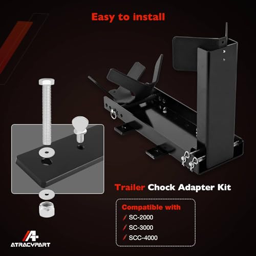 SC-2000 Trailer Chock Adapter Kit for SC-3000, SCC-4000 Trailers, Heavy Steel