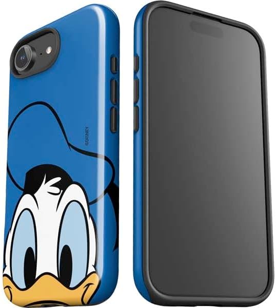 Skinit Impact Phone Case Compatible with iPhone 16e - Officially Licensed Disney Friends Donald Duck Up Close Design