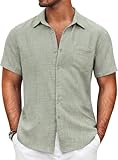 Lymio Regular Fit Shirt for Men|| Men Stylish Regular Fit Shirt (Resort-Slub) (in, Alpha, 2XL, Pista)