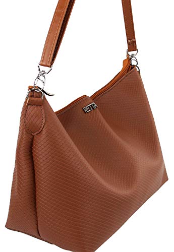 Bolsa Feminina Saco Tendência Carteira Brinde Retta Caramelo (Caramelo)