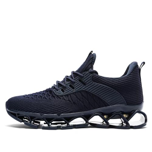 Image of Mens Slip on Walking Running Shoes Blade Tennis Casual Fashion Sneakers Comfort Non Slip Work Sport Athletic Trainer