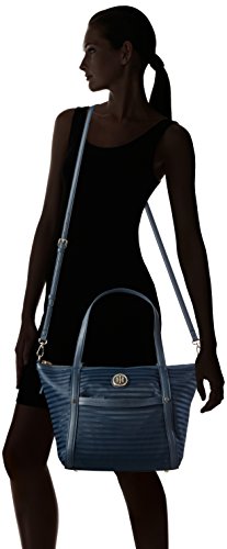 Tommy Hilfiger Jacquard Nylon Tote, Borsa Donna