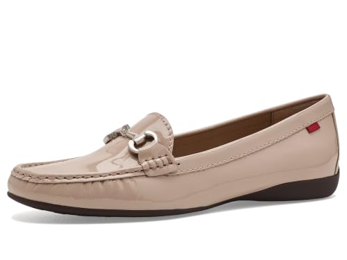 Image of Women's Genuine Leather Slip on Buckle Loafer