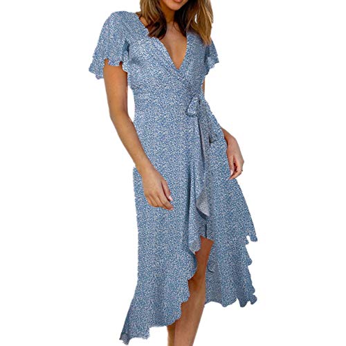 WOOKIT Vestiti Donna Estivi Eleganti Lunghi Abito