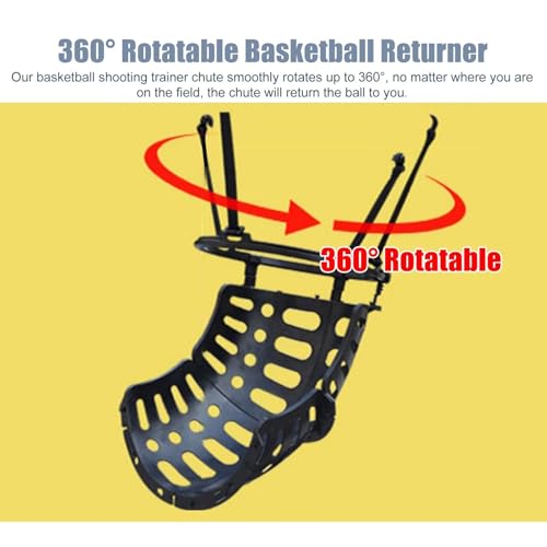Reboundeur de basket-ball portable avec fixation rotative 360° - 4