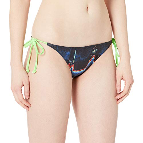 PELAGIC Women's Fish Finder Bikini Bottom, Fishfinder Black, Medium