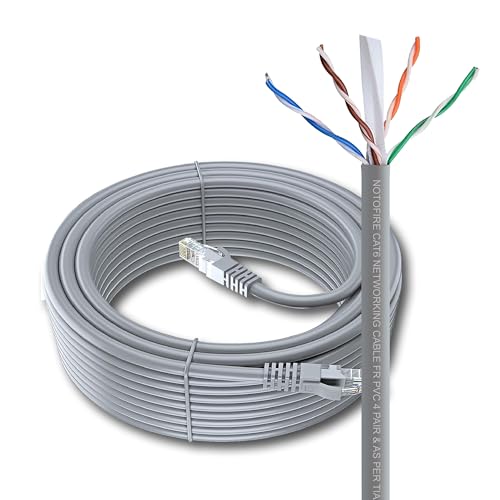 Image of NOTOFIRE Cat6 Ethernet Cable, High Speed 550MHZ / 10 Gigabit Speed UTP LAN Cable, Network Cable Internet Cable RJ45 Cable LAN Wire, Patch Computer Cord Gigabit Category 6 Cable for Modem (1.5 Meter)