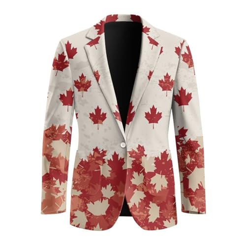 Men's Casual Blazer One Button Suit Jacket Summer Sport Coats for Party Concert S-5XL4