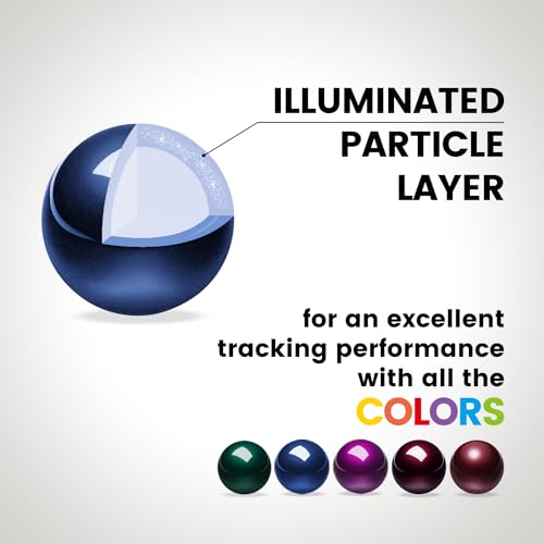 Image of Perixx PERIPRO-303GB Small Trackball 34mm Replacement Ball for Perimice and M570 Elecom Kensington Glossy Blue (18025)