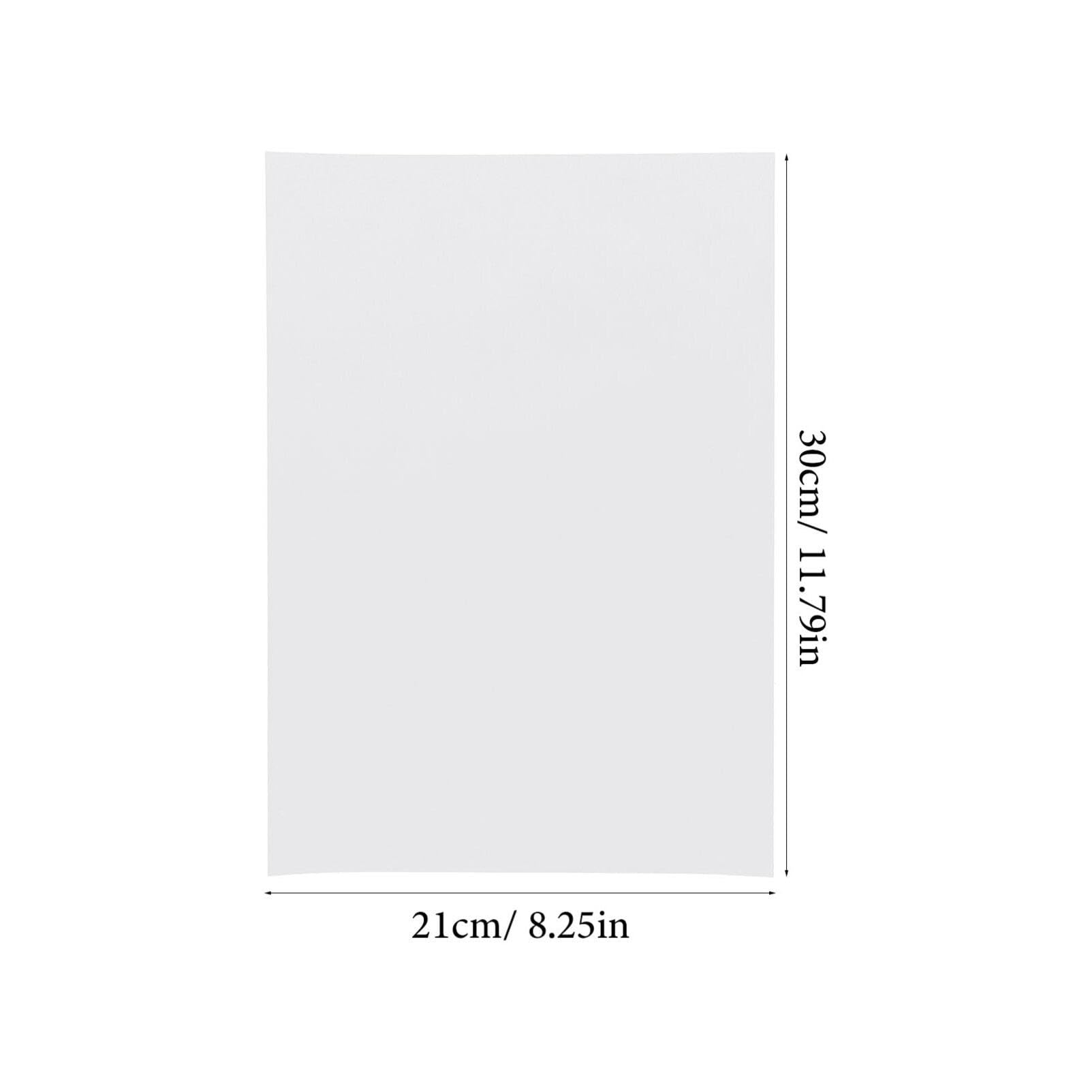 Papier Calque Translucide A4 Blanc, Bloc de 100 Feuilles pour Impression