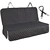 Honest-Dog-Car-Seat-Covers-with-Mesh-WindowDog-seat-Cover-with-Side-Flap-for-Cars-Trucks-and-Suvs-Waterproof-Nonslip-Pet-Seat-Cover-for-BackseatBlack-57W-x-47L Dog seat Cover with Side Flap for Cars