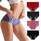 Multitud aplicable: ropa interior a prueba de fugas de las mujeres, muy adecuada para días con flujo de ciclo menstrual pesado, hemorragia posparto o incontinencia urinaria.
