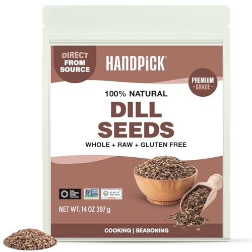 HANDPICK Dill Seeds (397g/14oz) Non GMO, Gluten Free, 100% Raw, S...