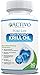 Pure Krill Oil, Super Omega 3 Supports Healthy Heart, Brain, Joint Health, Memory, Focus, Energy, Mood - With Vitamins E A D for Maximum Benefit Women and Men - Easy Swallow Soft Gel Capsules