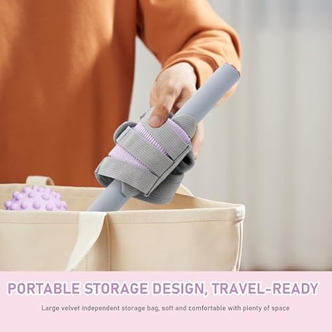 Fabric Resistance Band with Handles, 120LB Fitness Resistance Bands for Women, Beginner-Friendly Yoga Training Equipment, Full-Body Exercise Band for Chest, Glutes, Legs & Core Muscles