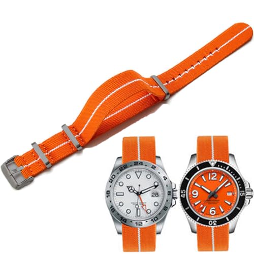 Niziruoup �i�C�����L�k���v�X�g���b�v �~���^���[�p���V���[�g�X�^�C�����v�o���h 18mm 20mm 22mm �v���~�A���X�g���C�v�i�C���������s�[�X�t�����X��𕔑��E�H�b�`�o���h �X�}�[�g�E�H�b�`�o���h �����p�X�g���b�v �j�����p, �u���b�N�o�b