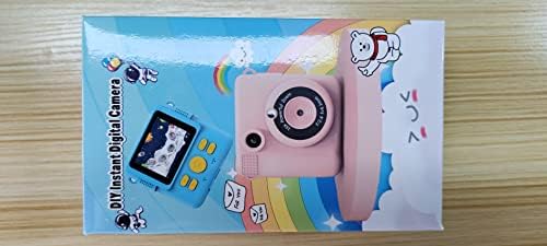 GREENKINDER Kids Camera Instant Print, 2.4'' Instant Print Camera for Kids with 32GB Card & 3 Rolls Print Paper, 1080P HD Kids Digital Camera, Birthday Kids Toys Gifts for Boys & Girls Age 3-12