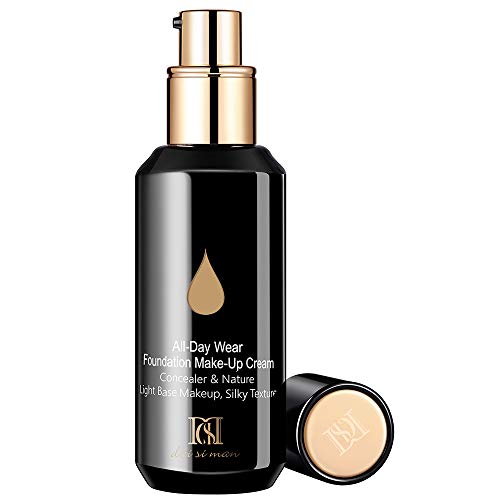 Liquid Foundation Cream Waterproof Sweatproof Sweat-Resistant Long-Lasting (30# Natural color)