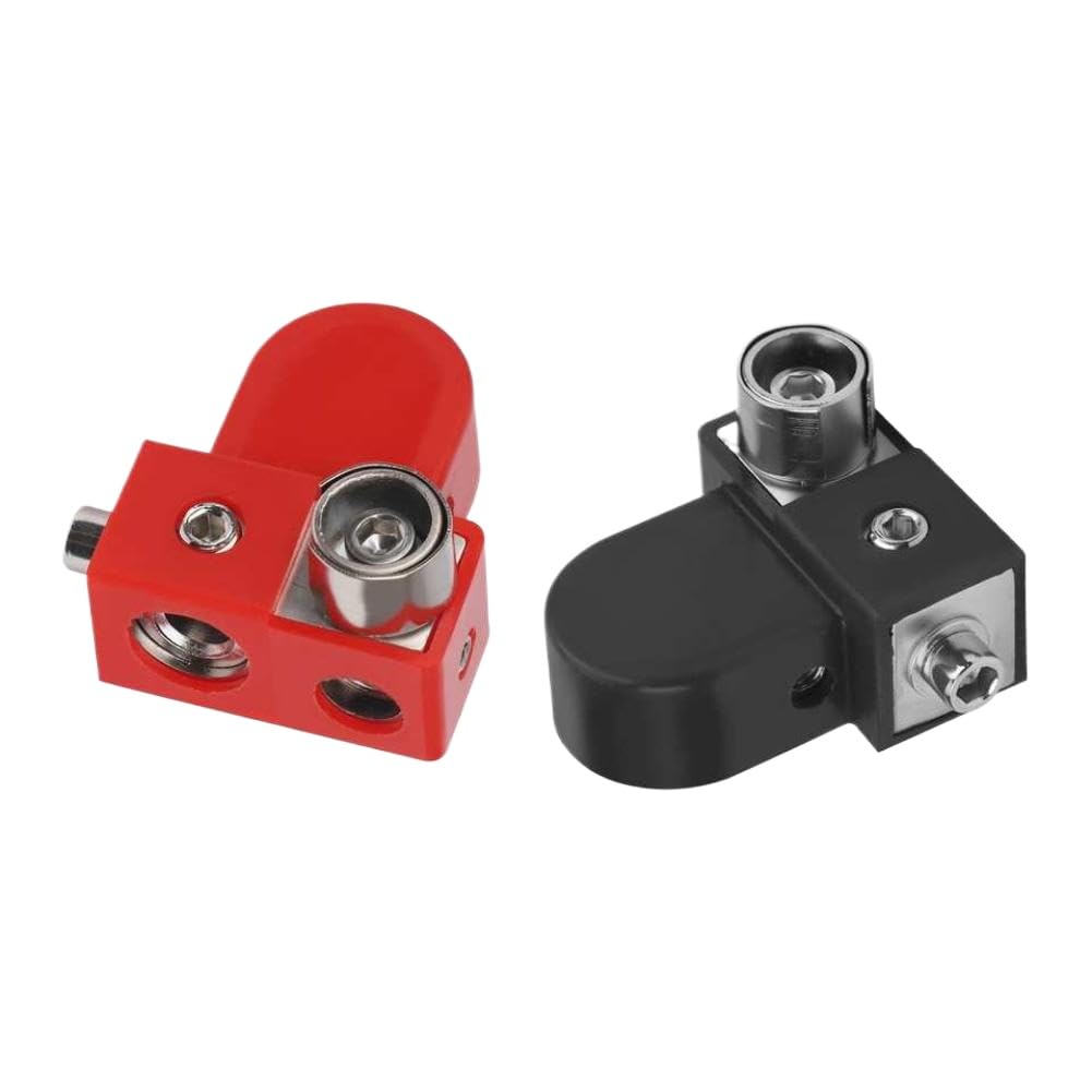 Connettori terminali in ottone con collari adattatori Copri morsetti di ricambio compatibili con auto RV Boat