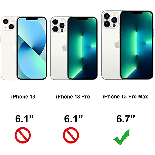 Iphone 13 Pro Max Case Moon Eclipse Stars Sky Flower Moon Phase Design For Women Girly [Shockproof] [Anti-Scratch] [Anti-Slip] [Camera Bezel] Military-Grade Protection Case For Iphone 13 Pro Max #TOP5