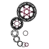 Velocidades:11. SunRace - Caja de cambios para mountain bike 11 V, 11-46 dientes, Shimano, de aluminio negro