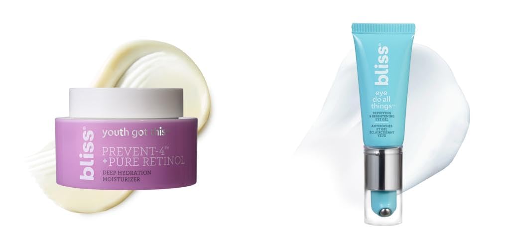 Bliss Youth Got This Retinol Moisturizer and Eye Do All Things Hydrating Eye Gel - Straight-from-the-Spa Skincare - Vegan, Cruelty-Free