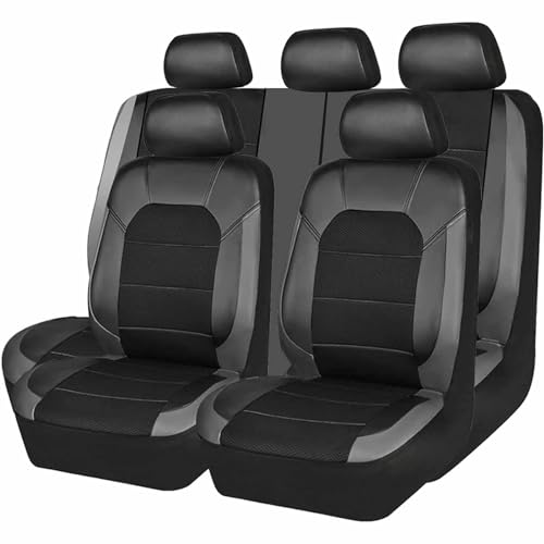 CMQISHAN Fundas Asientos Coche para Citroen C4 I 2004 2005 2006 2007 2008 2009 2010 2011, 9 Piezas Delanteros y Traseros Juegos de Cubreasientos Protección, Funda Asiento Coche, Accesorios Coche