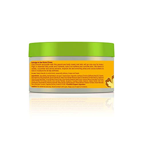 Alba Botanica Kukui Nut Body Cream, 6.5-Ounce Bottle (Pack Of 2) #TOP1
