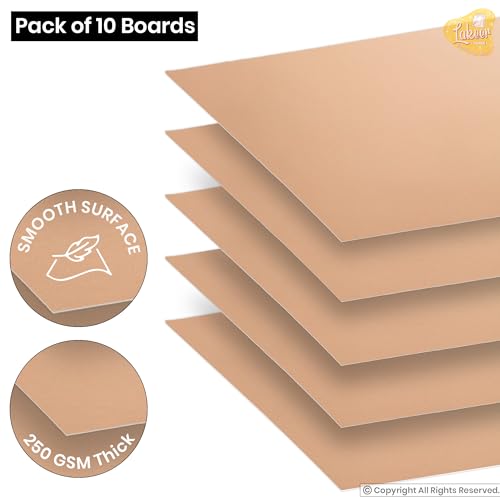 Image of Lakeer A4 Copper Foil Cardstock Paper, 250 GSM, Pack of 10 Sheets, Reflective Mirror Finish for Card Making, Scrapbooking, Invitations and DIY Crafts