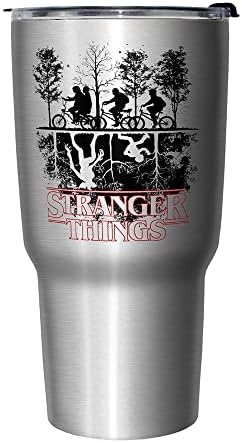 Netflix Stranger Things Upside down 27 oz Stainless Steel Travel Mug, Multicolor