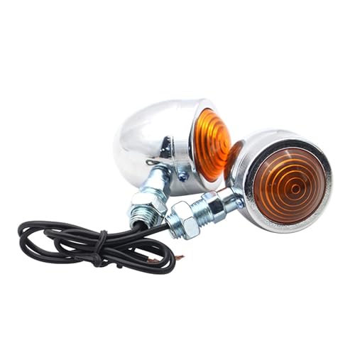 Intermitentes metálicos de 12V impermeables que evitan fallos de luz trasera en motocicletas