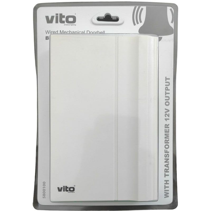 Campanello Meccanico Cablato Suoneria DingDong 80dB Trasformatore 220V a 12V Installazione Fissa Bassa Tensione