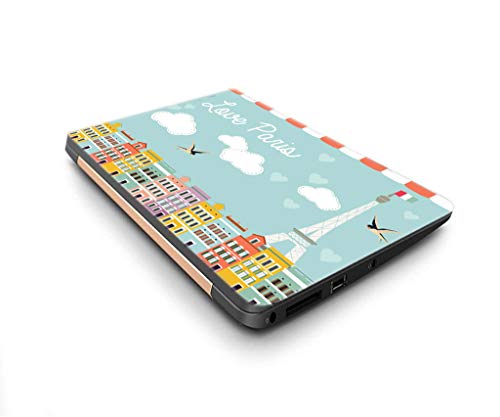 Image of Love Paris 11.6 inch 12.1 inch 13 inch 13.1 inch 13.3 inch 14 inch 15 inch 15.4 inch 15.6 inch Laptop Notebook Vinyl Skin Sticker Cover Art Decal Protector Cover Case for 11.6 inch -15.6 inch Inch Toshiba Hp Samsung Dell Apple Acer Leonovo Sony Asus Laptop Notebook.