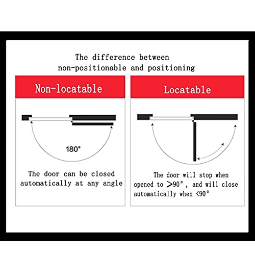 Fecho de porta de mola Fecho de porta automático ajustável Mola hidráulica Fecho de porta de serviço
