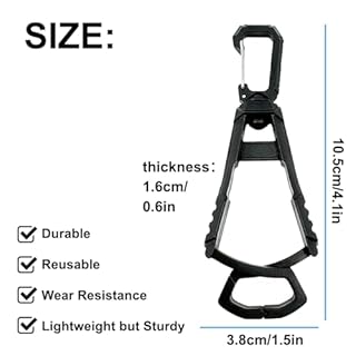 4Pcs Glove Clips for Work Glove Holders, Powerful Bite Glove Holder for Belt and Pants, Prevent Loss and Free Hands Glove Clip, Improve Work Efficiency and Safety, for Construction Gloves, Helmets