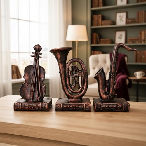 Image of Xtore Melodic Instrument Sculpture Set for Music Corners, Shelves & Desks