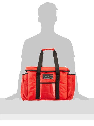 Rubbermaid Commercial Products-Fg9F4000Red Insulated Pizza & Food Delivery Bag, Small, 15In X 12In X 12In, Red #TOP4