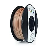 COLORFUL Wood Grain PLA 3D Printer Filament 1.75mm, Dual Color Filament with 20% Wood Fiber, 1kg Spool (2.2 lbs), Dimensional Accuracy +/- 0.05 mm