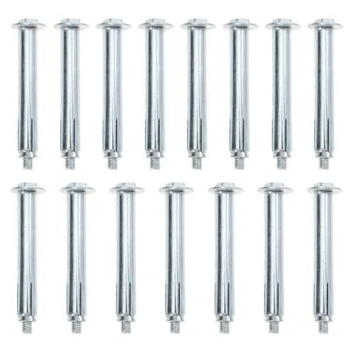 Image of ULTECHNOVO Ground Lock Screws Expansion Bolts for Driveway Speed Bumps Concrete Asphalt 3.74 Inch Industrial Expansion Fasteners Heavy Duty Screws for Road Fixing