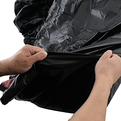 L-home Wohnmobil Abdeckung Schutzhülle Abdeckplane Dachschutz Dachschutzplane Plane Dachplane Caravan für Wohnwagen und Wohnmobile, 3x6.5m(Schwarz)