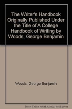 Hardcover The writer's handbook;: Originally published under the title of "A college handbook of writing", Book