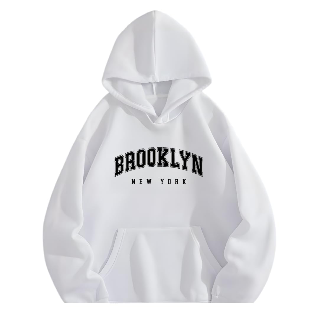 Brooklyn Printed Hoodies for Women || Women's Hoodies || Sweatshirt for Women || Winter Sweater Hoodie for Women & Girls ||Letest Women Hoodie-image-14