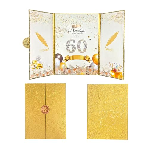 Tarjeta de Felicitación 60 Cumpleaños, Regalo 60 años para Hombre Mujer Originales, Tarjeta 60 años Original, Idea Regalo Aniversario para Papá, Mamá, Abuelo y Abuela, 60 Cumpleaños Decoracion Tarjeta de Felicitación 60 Cumpleaños, Regalo 60 años para Hombre Mujer Originales, Tarjeta 60 años Original, Idea Regalo Aniversario para Papá, Mamá, Abuelo y Abuela, 60 Cumpleaños Decoracion