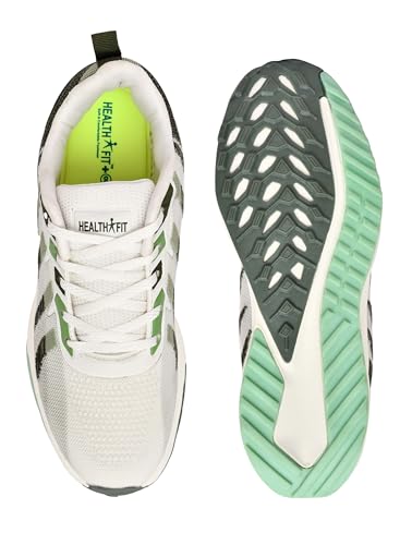 Image of Sports Shoes with Crystal Cushion Technology Lightweight Shoes Training Cricket,Gym,Comfortable Extra Max Cusion with Memory Foam Insole Running Shoes for Men HF146