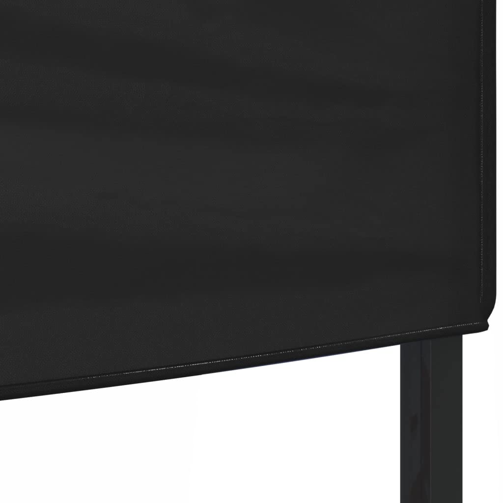 Namiot imprezowy, składany, czarny, 3 x 6 m, pawilon imprezowy, namiot biesiadny, namiot ogrodowy, pawilon składany, pergola, zadaszenie do ogrodu, na taras, kemping, imprezę, grillowanie