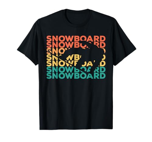 Retro Vintage Snowboarding Gift for Snowboarders T-Shirt