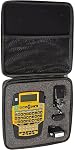 DYMO Rhino 4200 Trousse de transport pour fabricant d'étiquettes industrielles avec 1 Rouleau de 1/2" d'étiquettes en vinyle tout-terrain, noir sur blanc