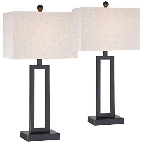 360 Lighting Aston Modern Industrial Table Lamps, Set of 2