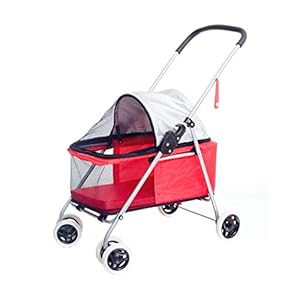 CDDJJ Haustiersportwagen Leichte und kleine Katze, Hundehund universal (Farbe : C)